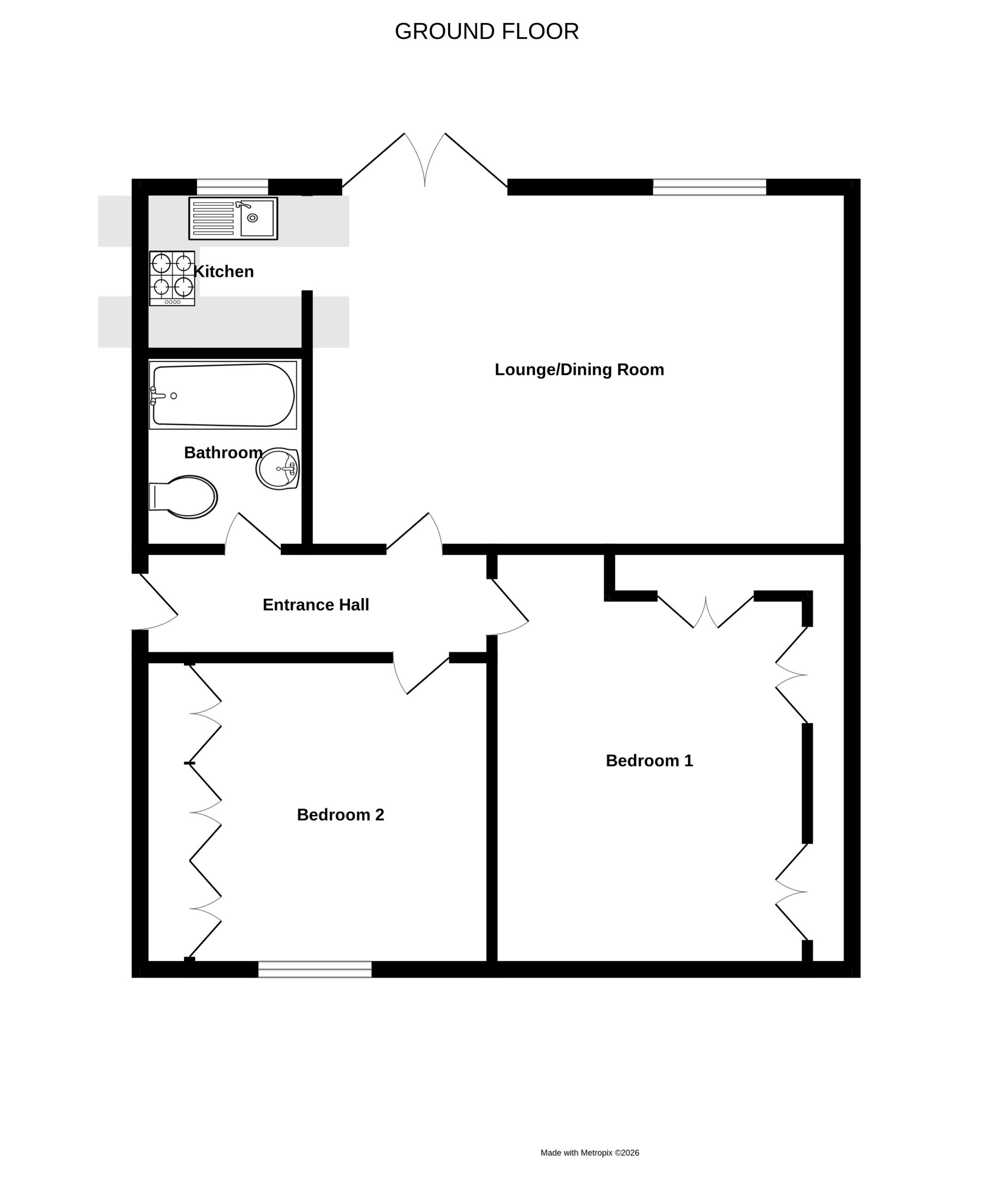 Apartment 2, Millmount, La Charroterie, St Peter Port floorplan