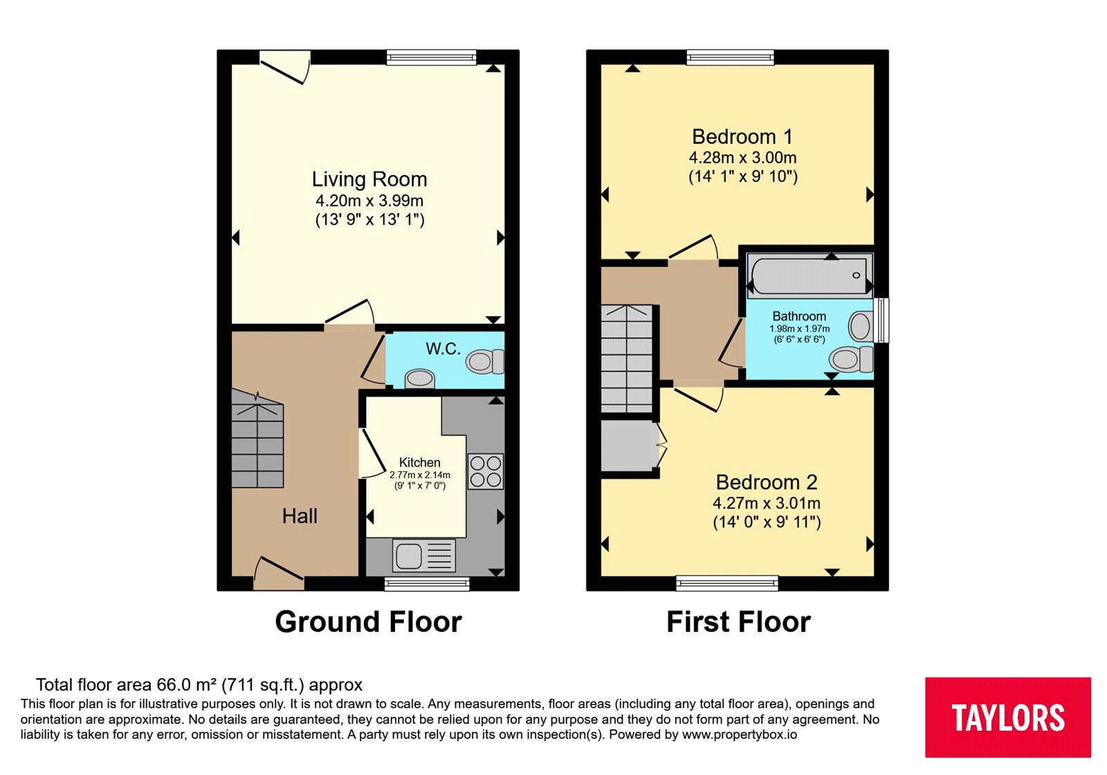21, David Drive, Northampton floorplan