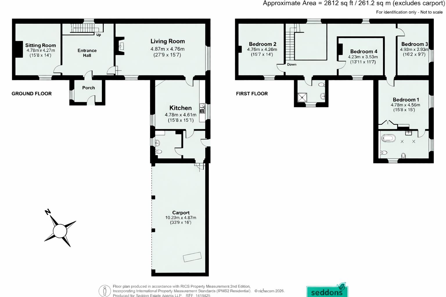Rocknell House, Tiverton floorplan