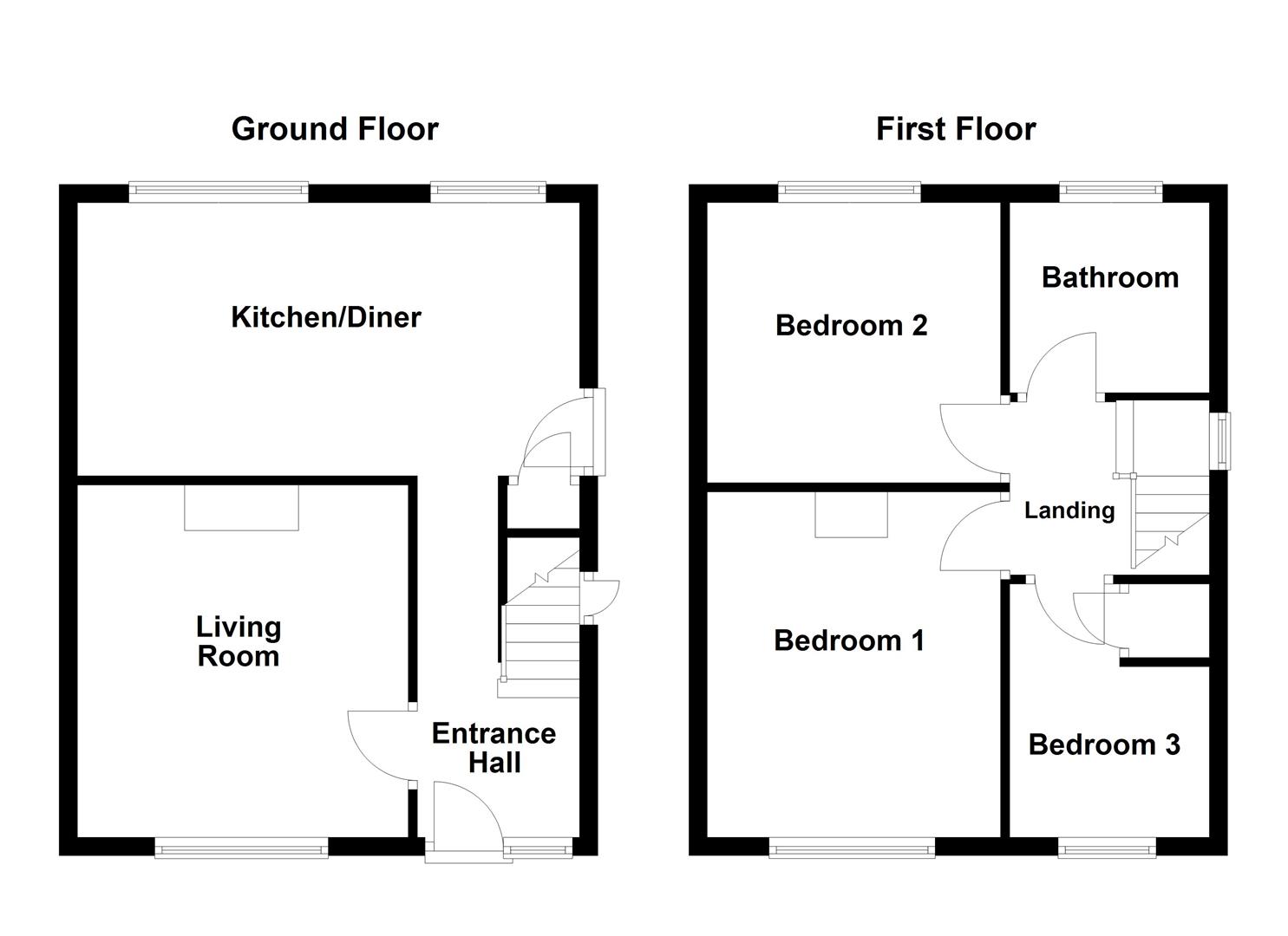 14, The Close, Wakefield floorplan
