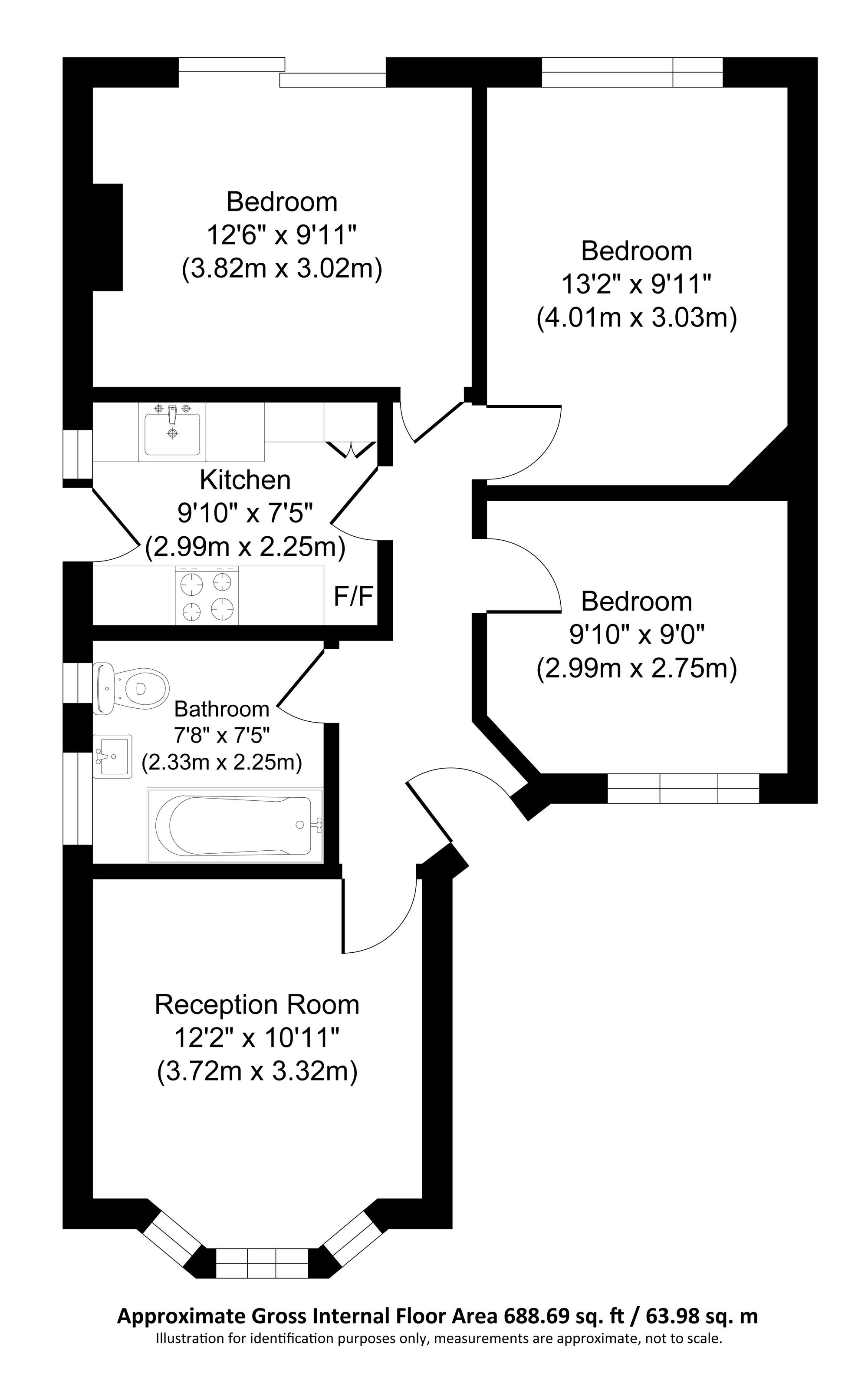 32 Lyndale Avenue, Southend-On-Sea floorplan