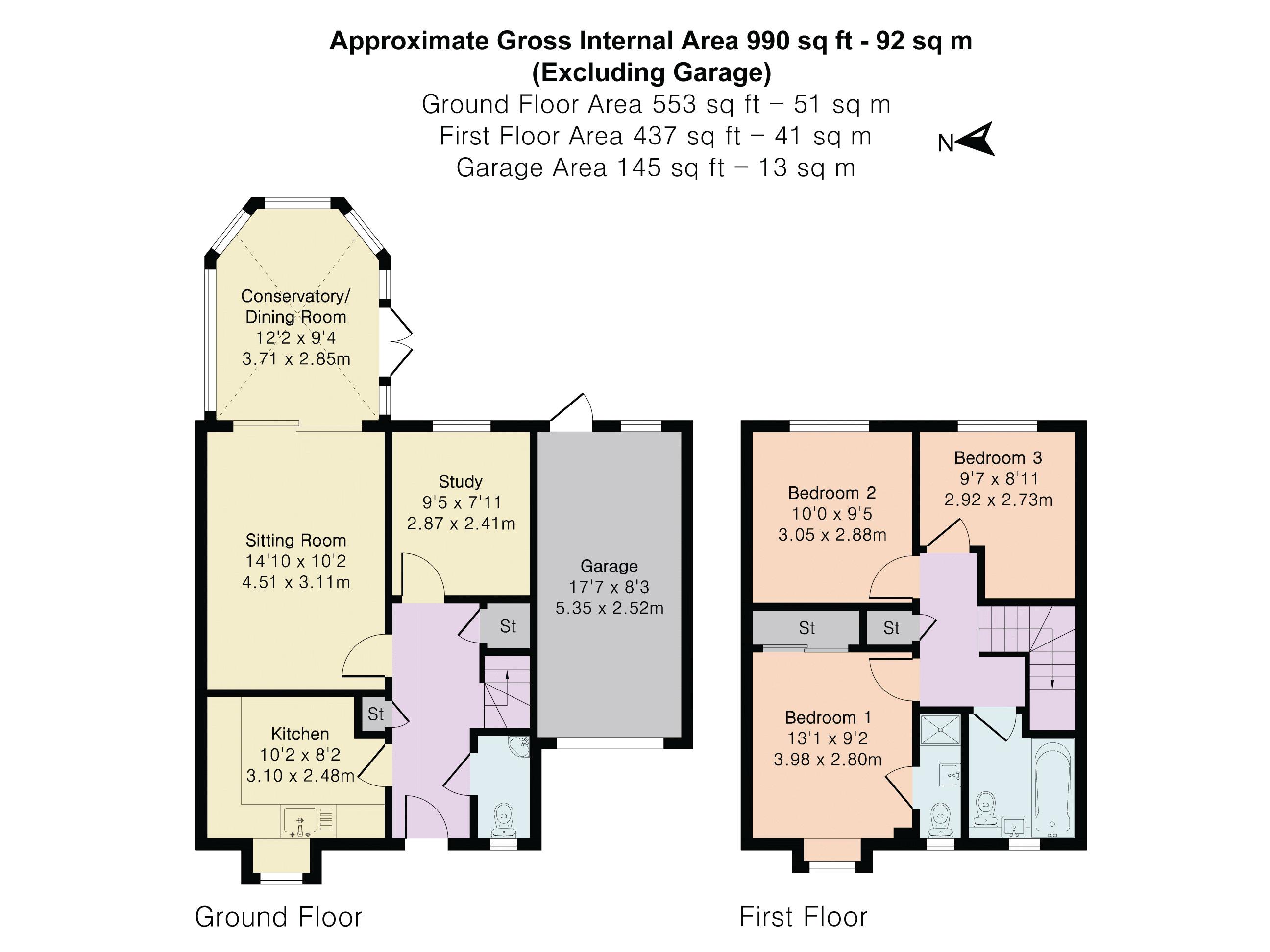 7, Hamilton Lane, Milton Keynes floorplan
