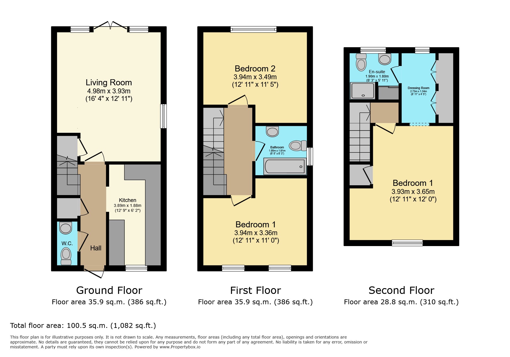 34 Russett Close, Leicester floorplan