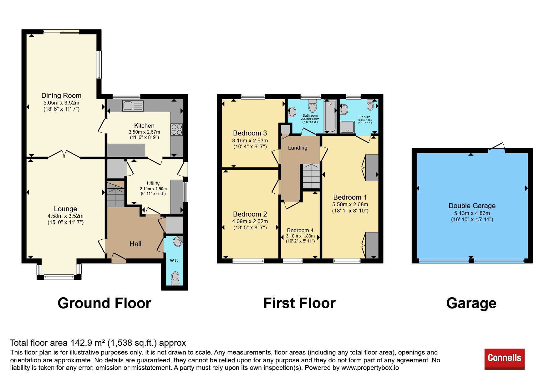 38, Belton Grove, Grantham floorplan