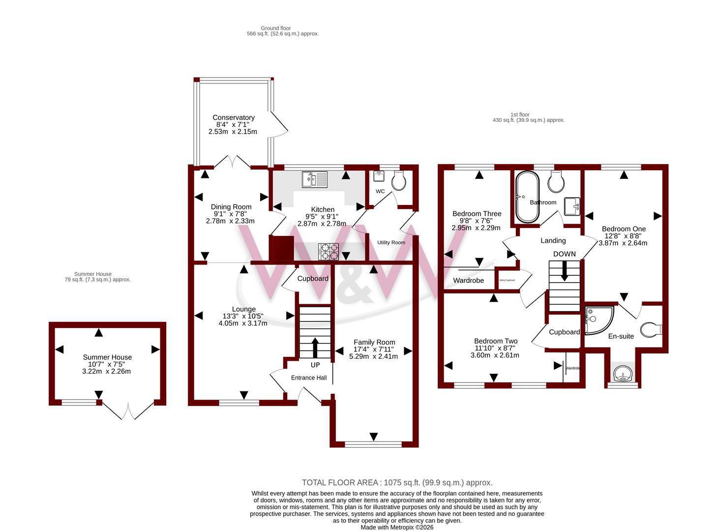 9, Defoe Close, Fareham floorplan
