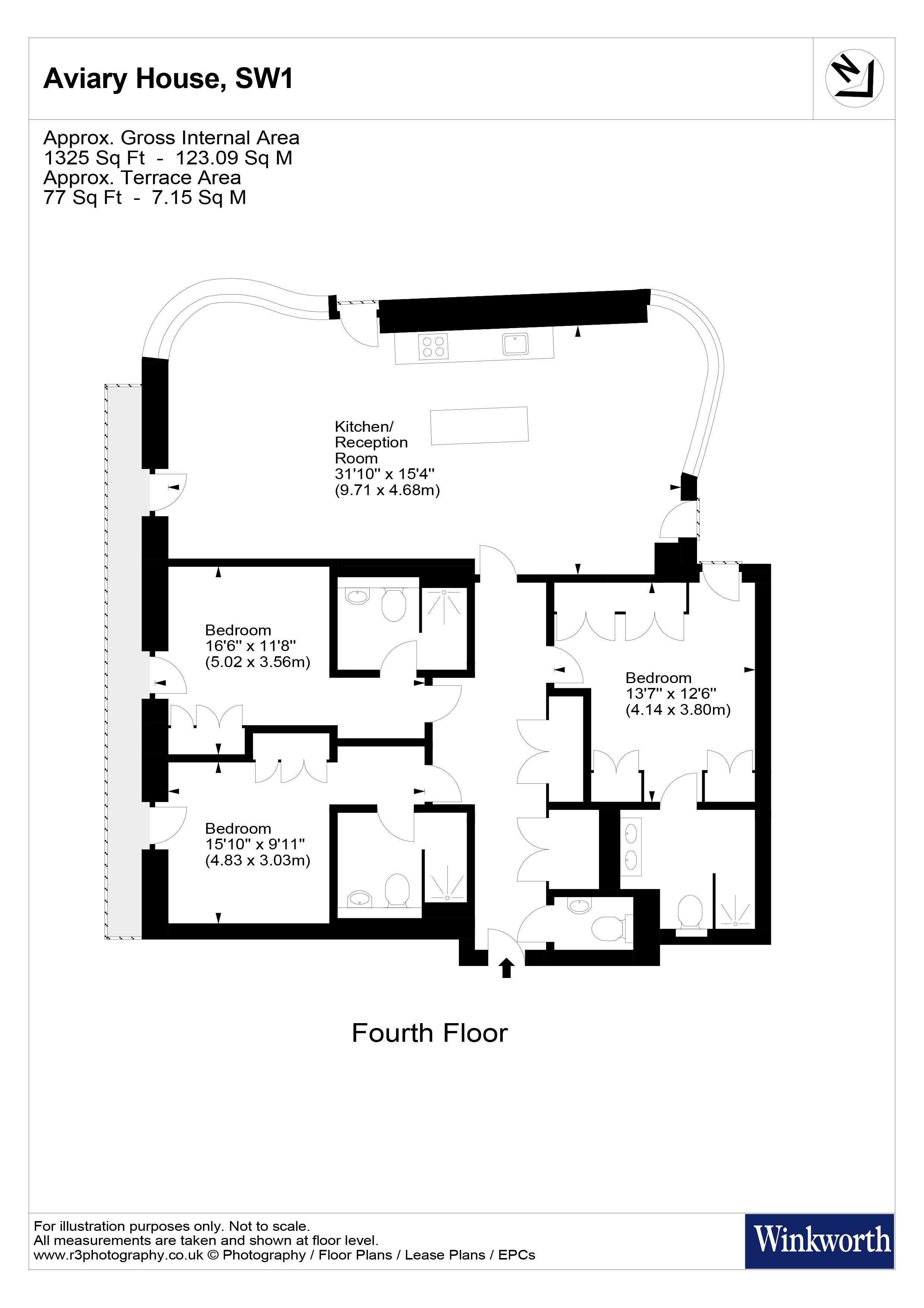 26 Aviary House, 23, Wilfred Street, London floorplan
