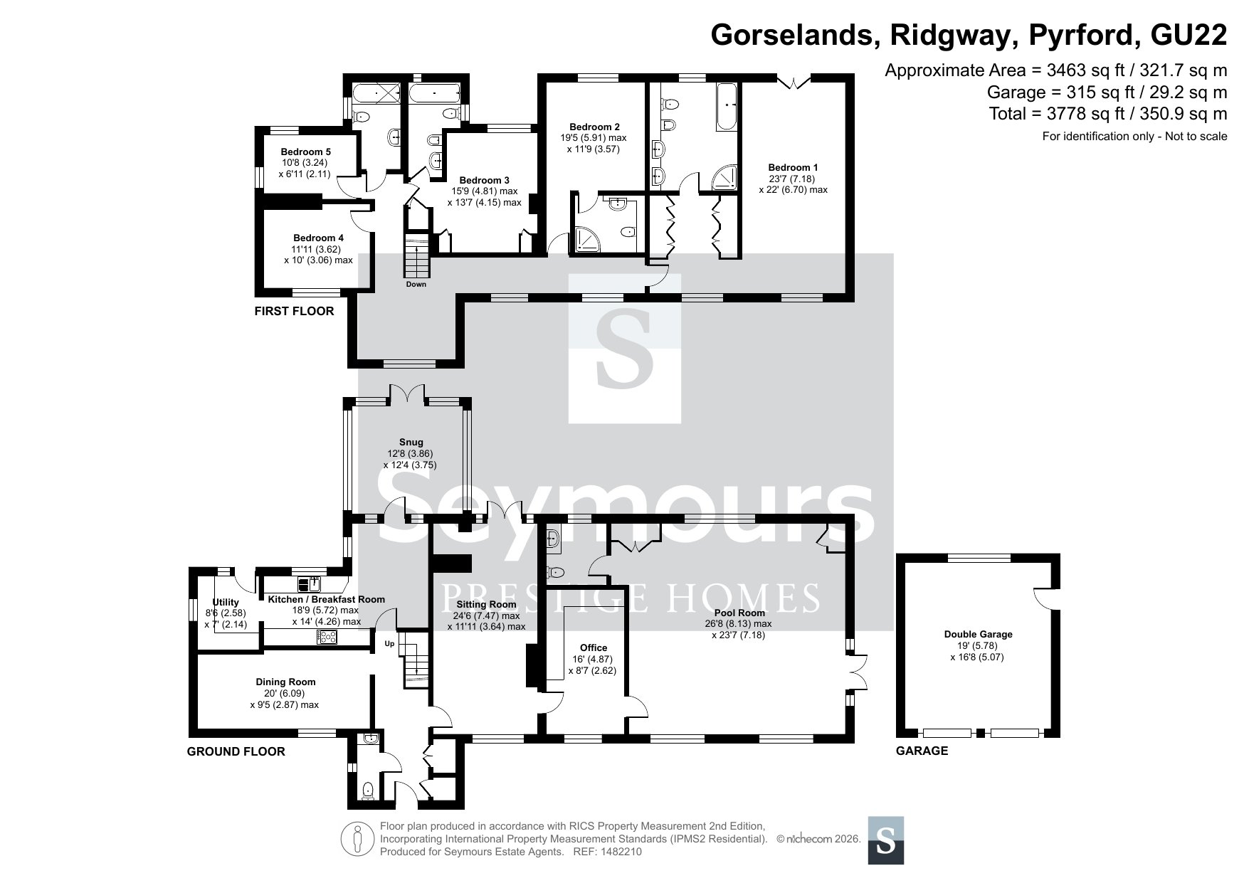 Gorselands,, Ridgway, Pyrford floorplan