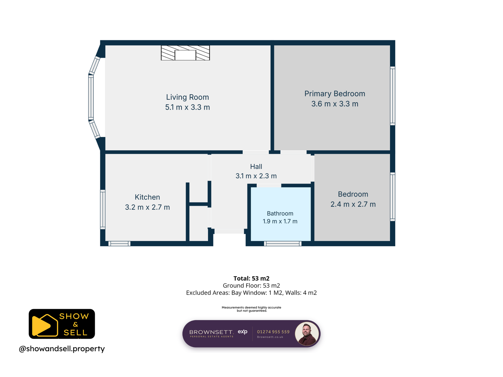 2, Penfield Grove, Bradford floorplan