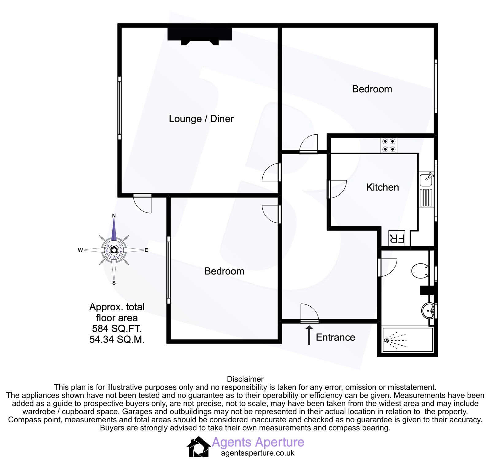 97, Broxburn Drive, Essex floorplan