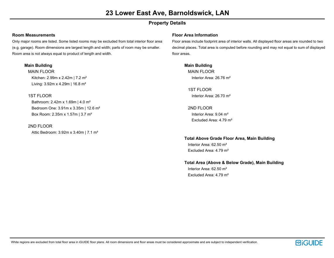 23, Lower East Avenue, Lancashire floorplan