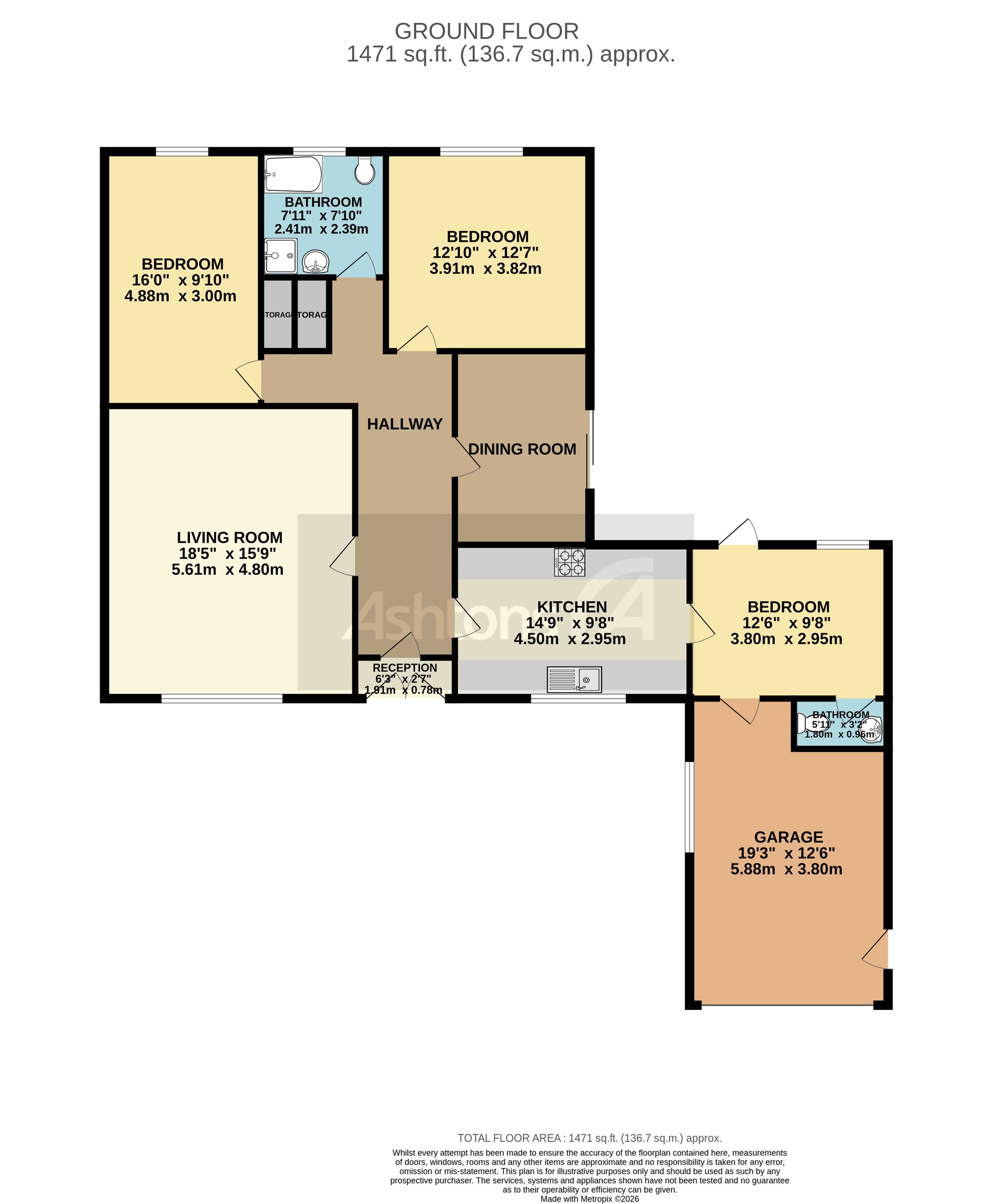 22 Haydock Park Gardens, Newton-Le-Willows floorplan