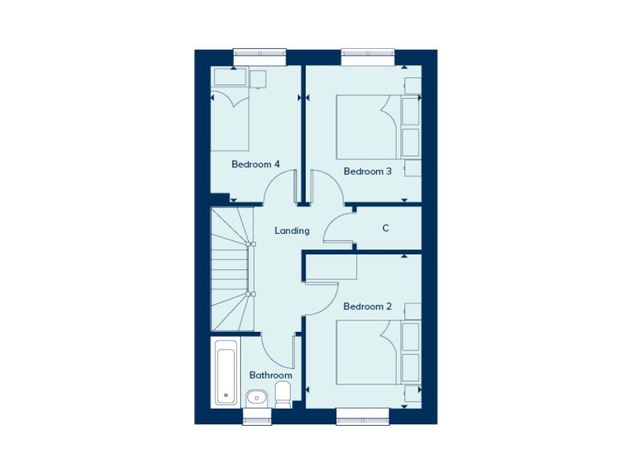 90, New Estates Roads Off Biggs Lane, Arborfield floorplan