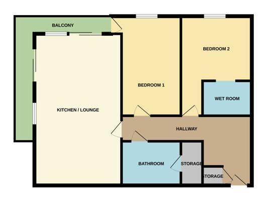 Advent House 1, Ancoats floorplan