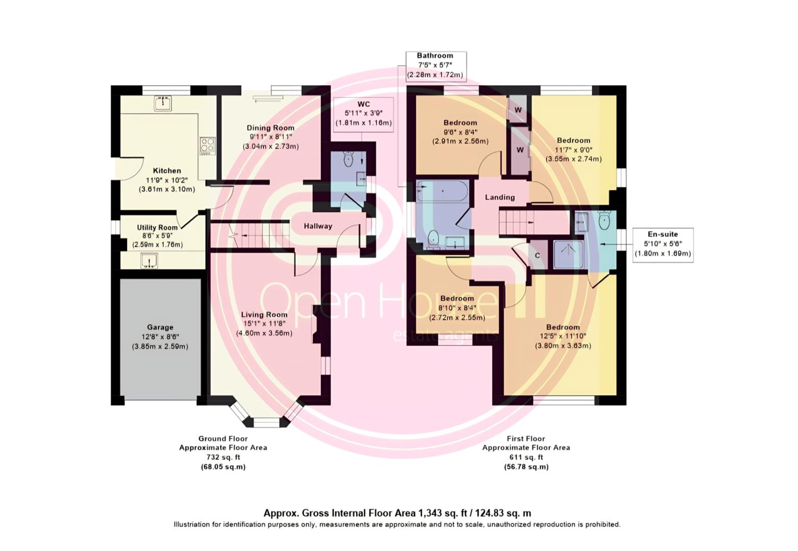 2, Edgecote Drive, Swadlincote floorplan