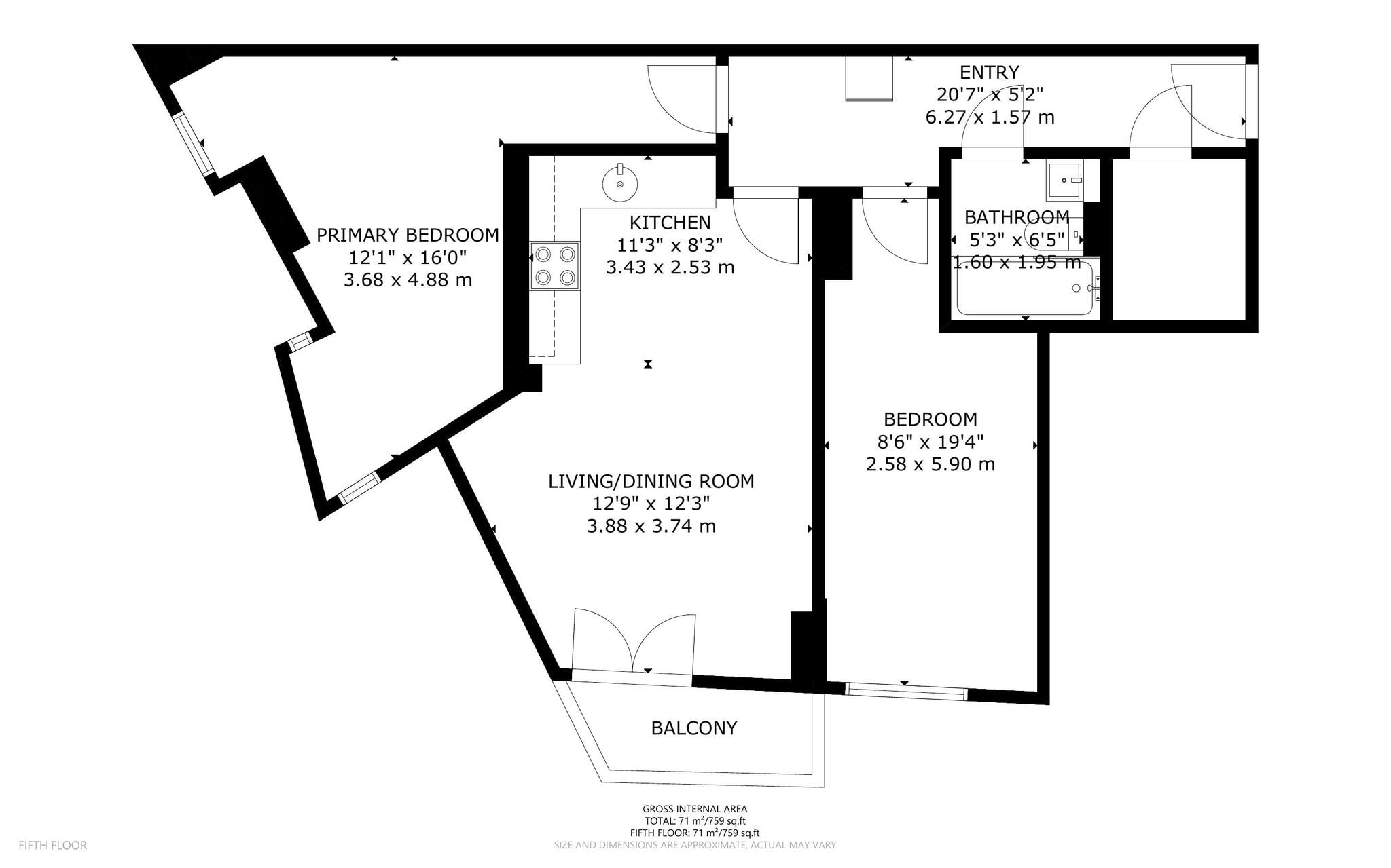Gotts Road, Leeds floorplan