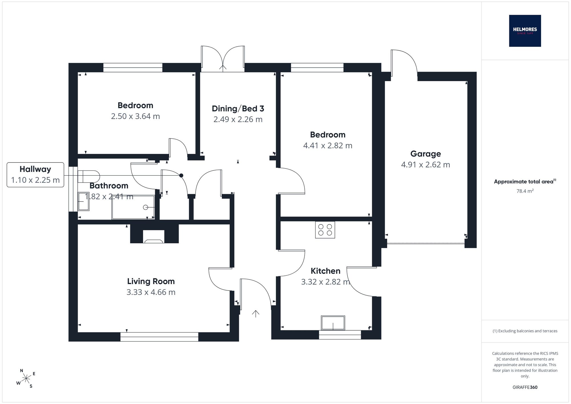 5, Prince Of Wales Road, Crediton, EX17 floorplan
