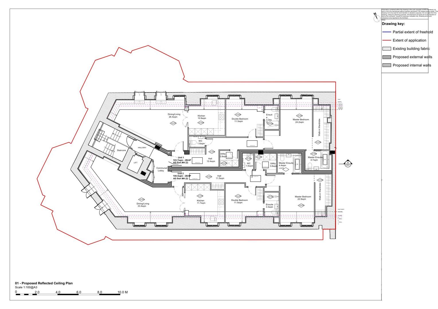 Stanmore Hall, Penthouse City VIew, Wood Lane, Stanmore floorplan