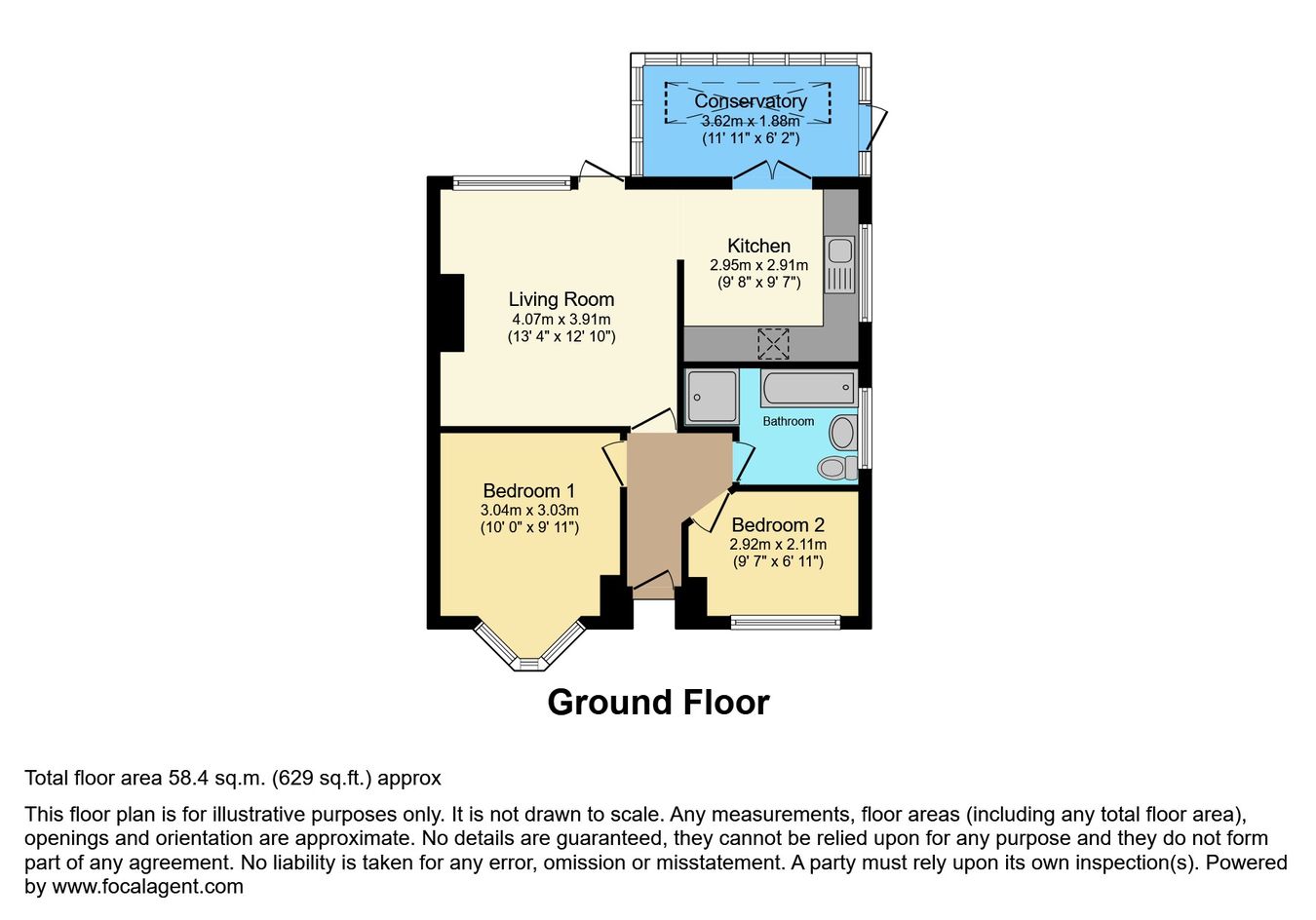 23, Sandringham Road, Wolverhampton floorplan