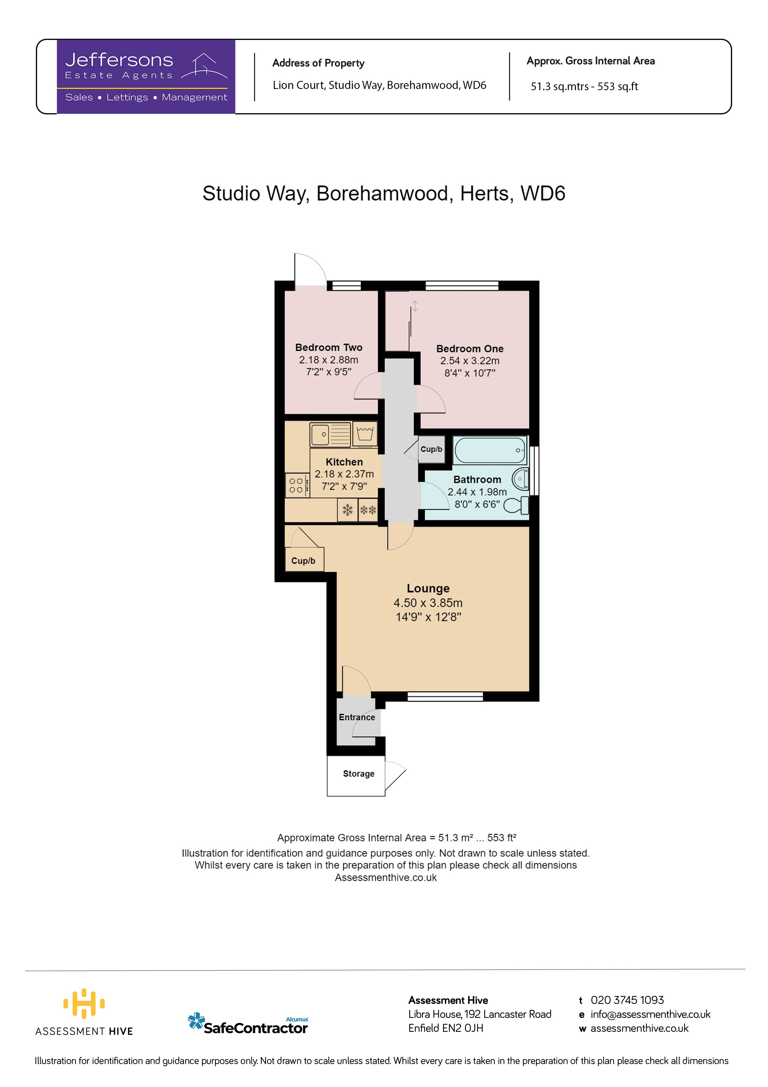 Studio Way, Borehamwood WD6, 2 bedroom flat for sale 62577813
