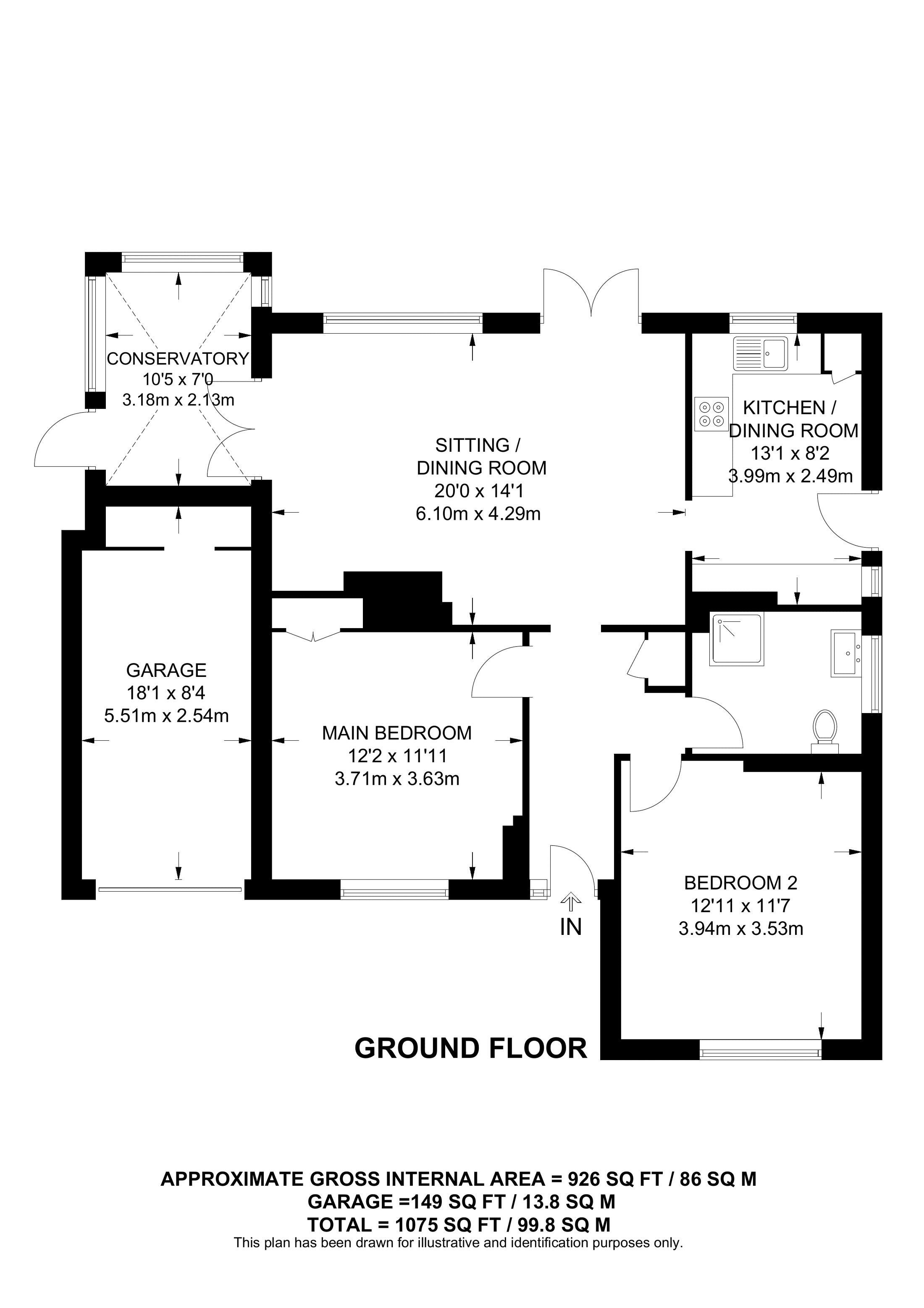 Claron, Guildford floorplan