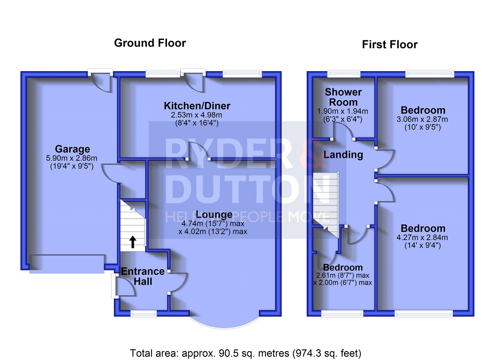 16, Seven Acres, Saddleworth floorplan