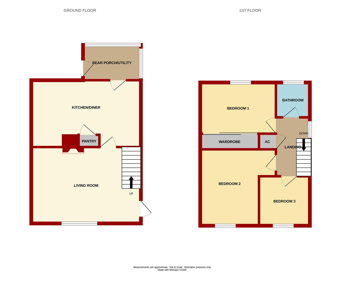 5, The Butts, Newent floorplan
