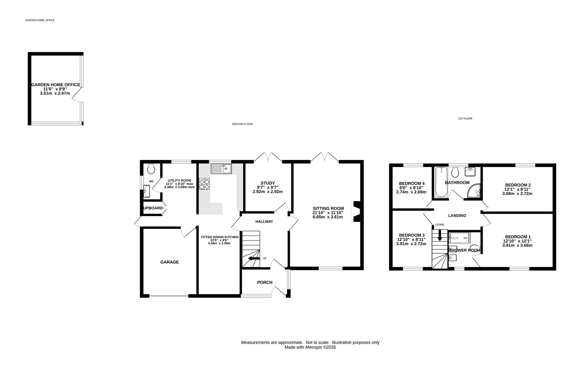 1 Hill Drive, High Peak floorplan