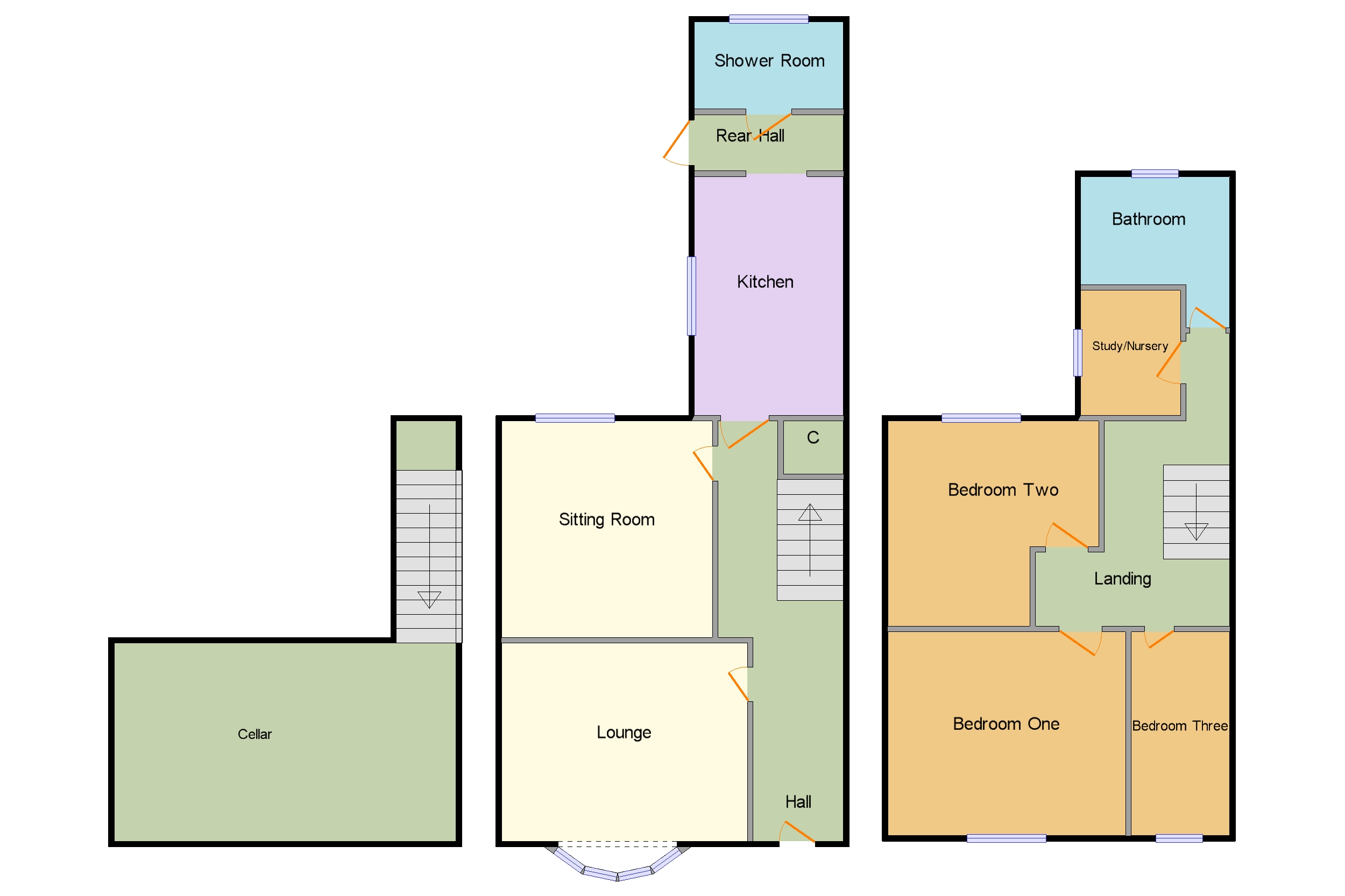 Bath Road, Worcester, Worcestershire WR5, 3 bedroom terraced house for sale 55044078