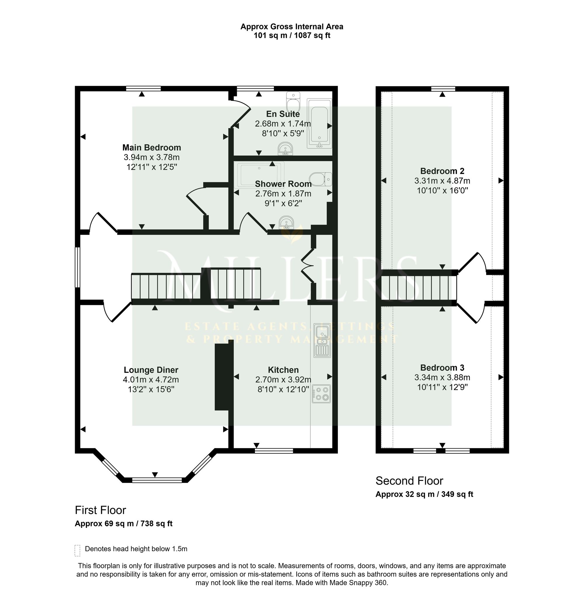 Flat 4, 6 Norwich Road, Cromer floorplan