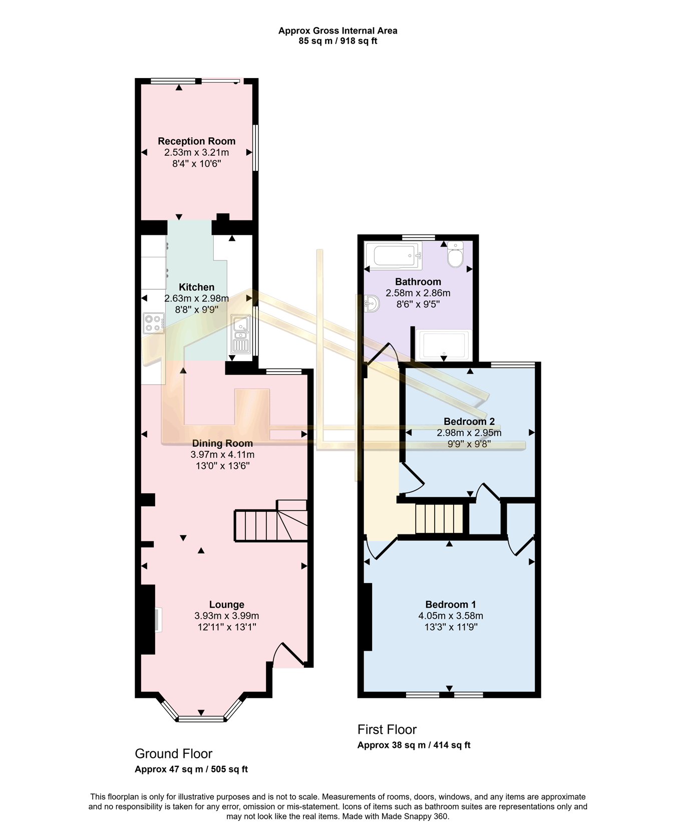 45, Chandler Road, Bexhill-on-Sea floorplan