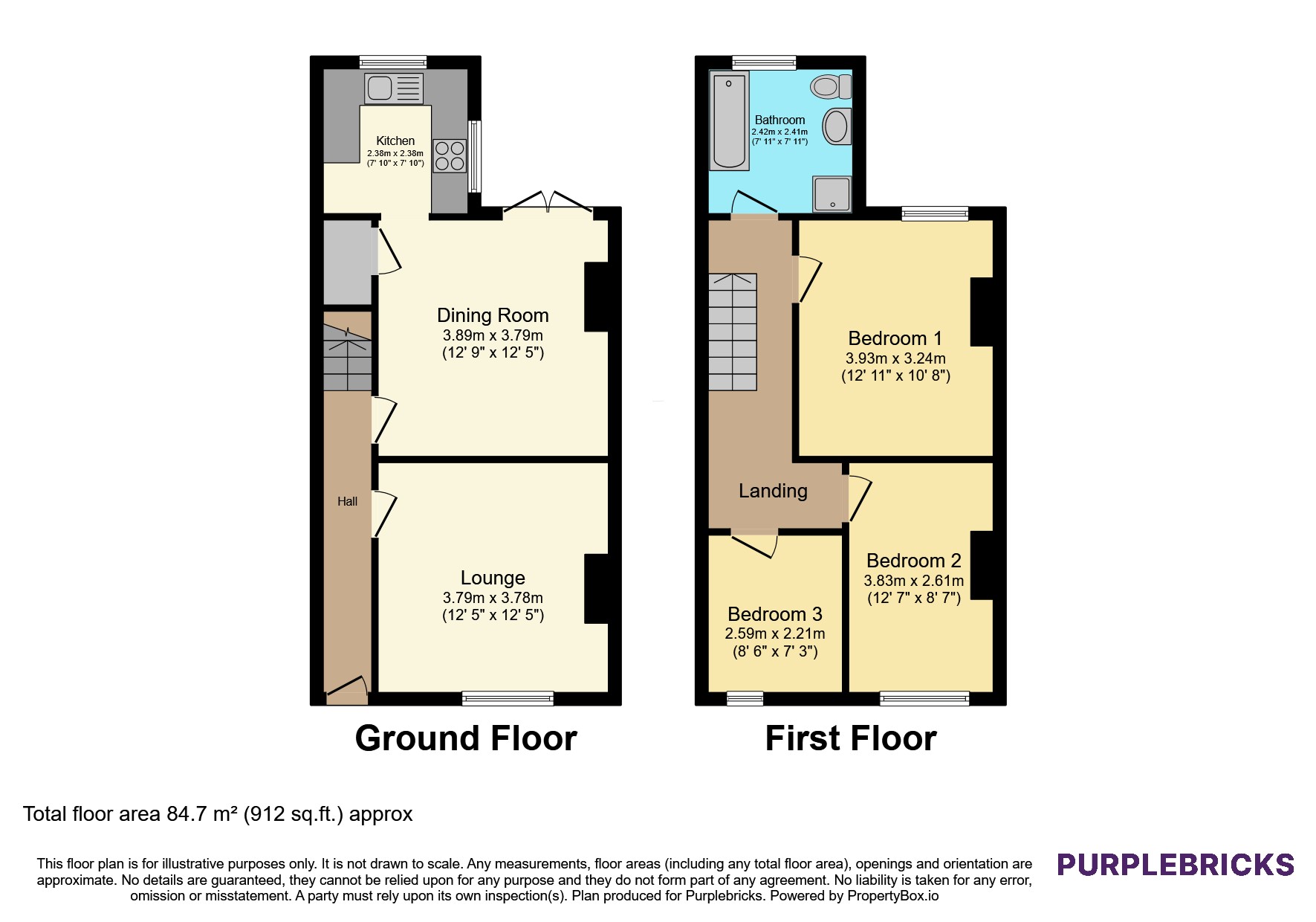 39, Carrington Road, Stockport floorplan