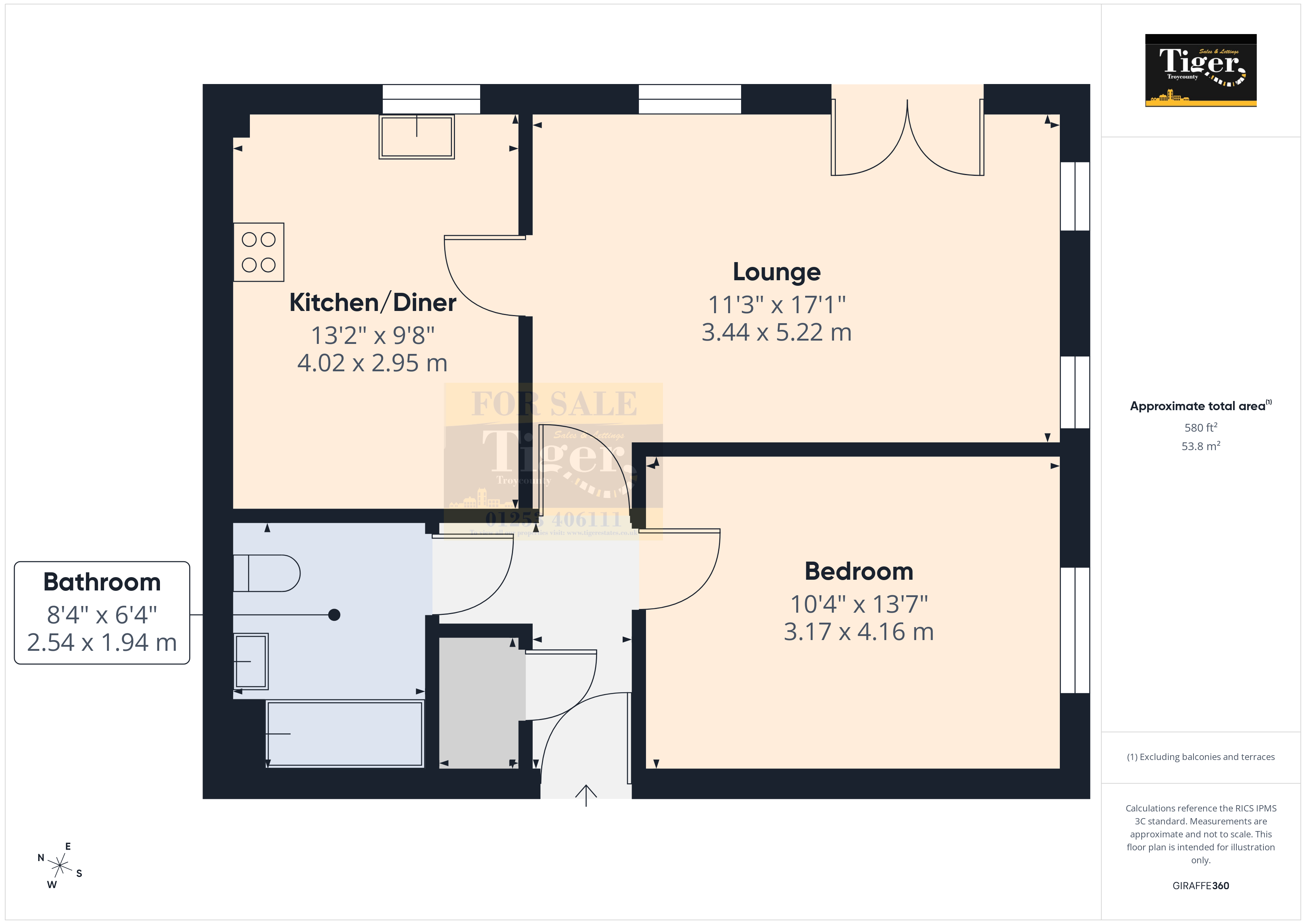 26 Victoria Mansions, 187-191, Newton Drive, Blackpool floorplan