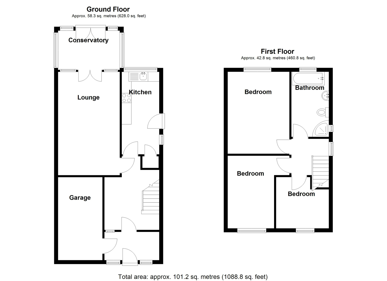 22, The Spinney, Birmingham floorplan