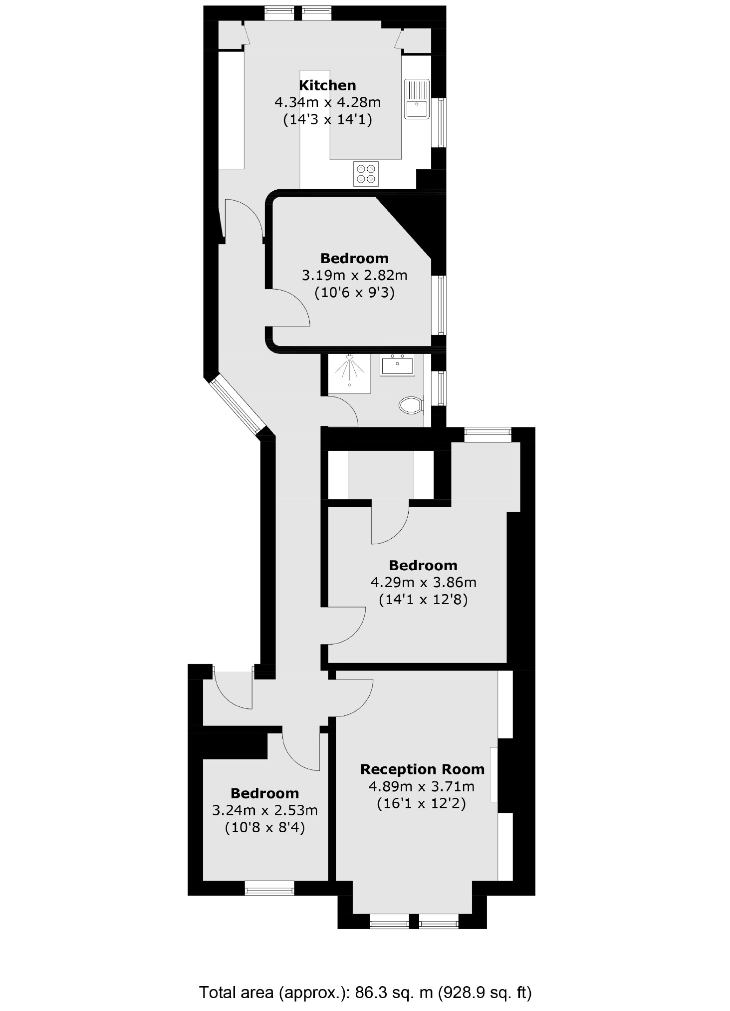 Delaware Road, Maida Vale floorplan