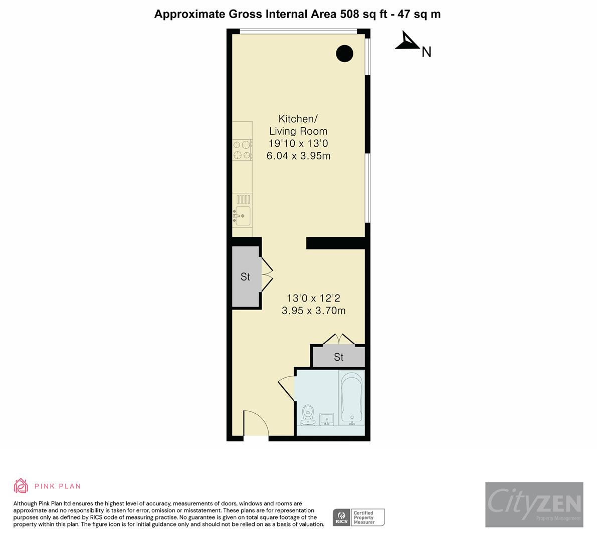 66, 37 Clarendon Road, Watford floorplan