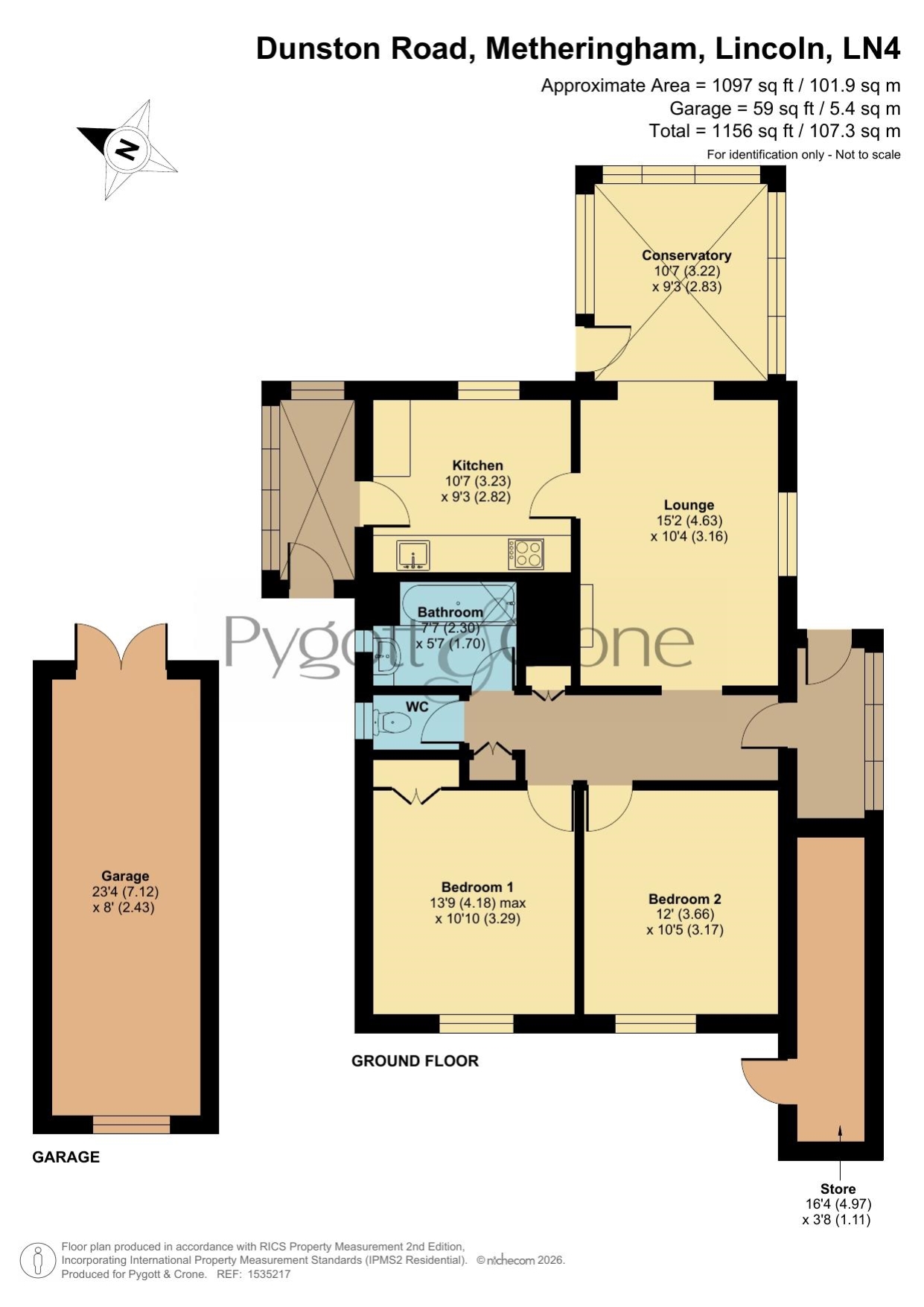 9, Dunston Road, Lincoln floorplan