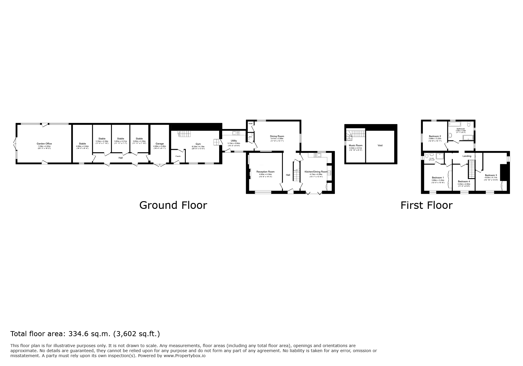 Huntisbeare, Oak Road, Exeter floorplan