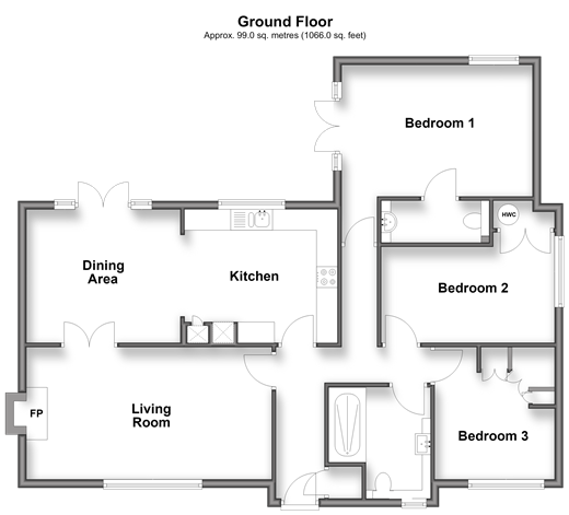 Sparkes Wood Avenue, Rolvenden floorplan