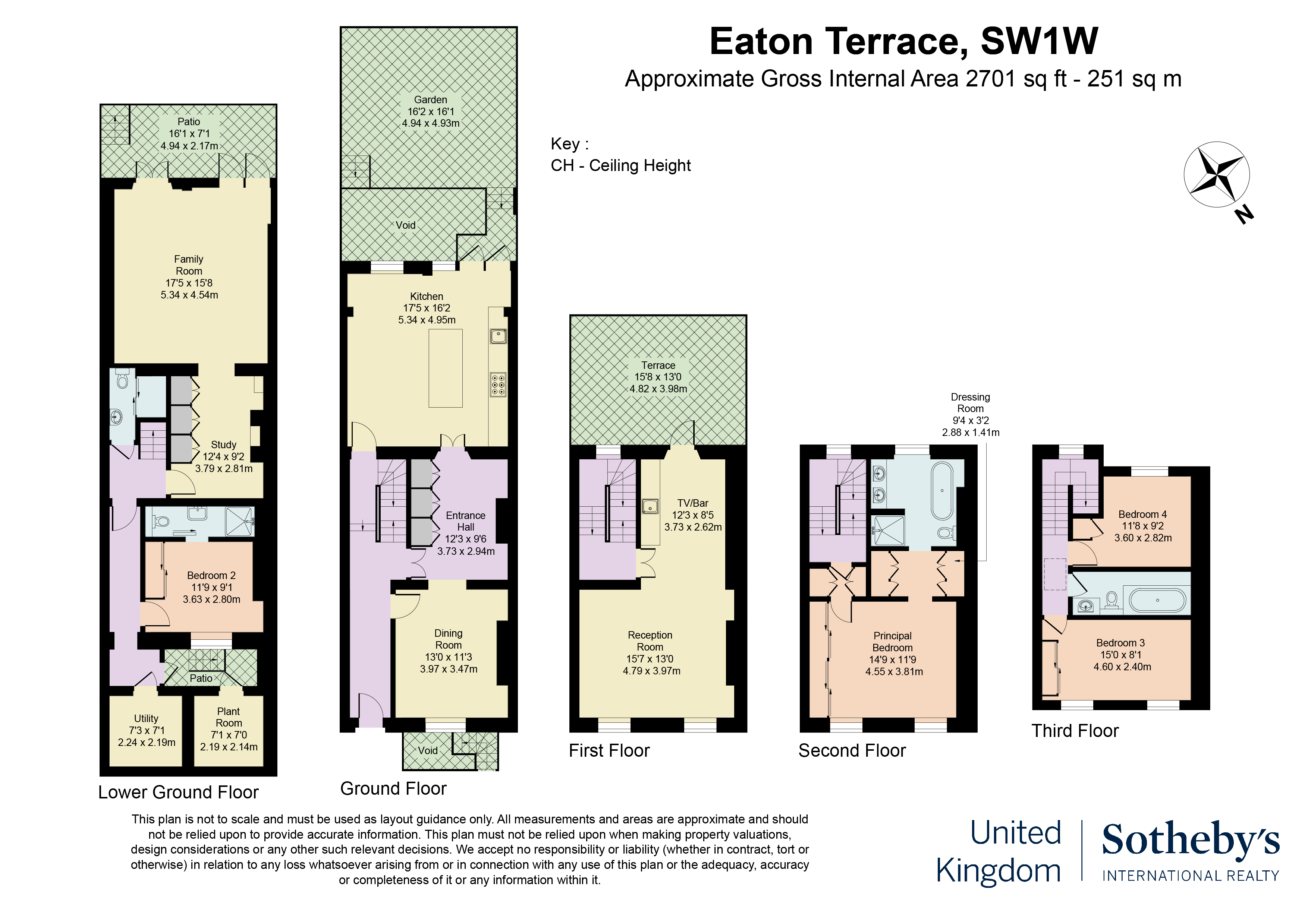72, Eaton Terrace, London floorplan