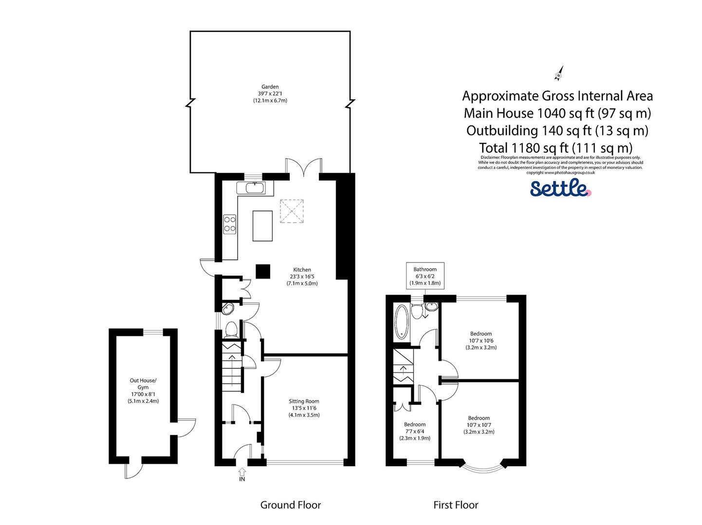 127, Manor Road, London floorplan