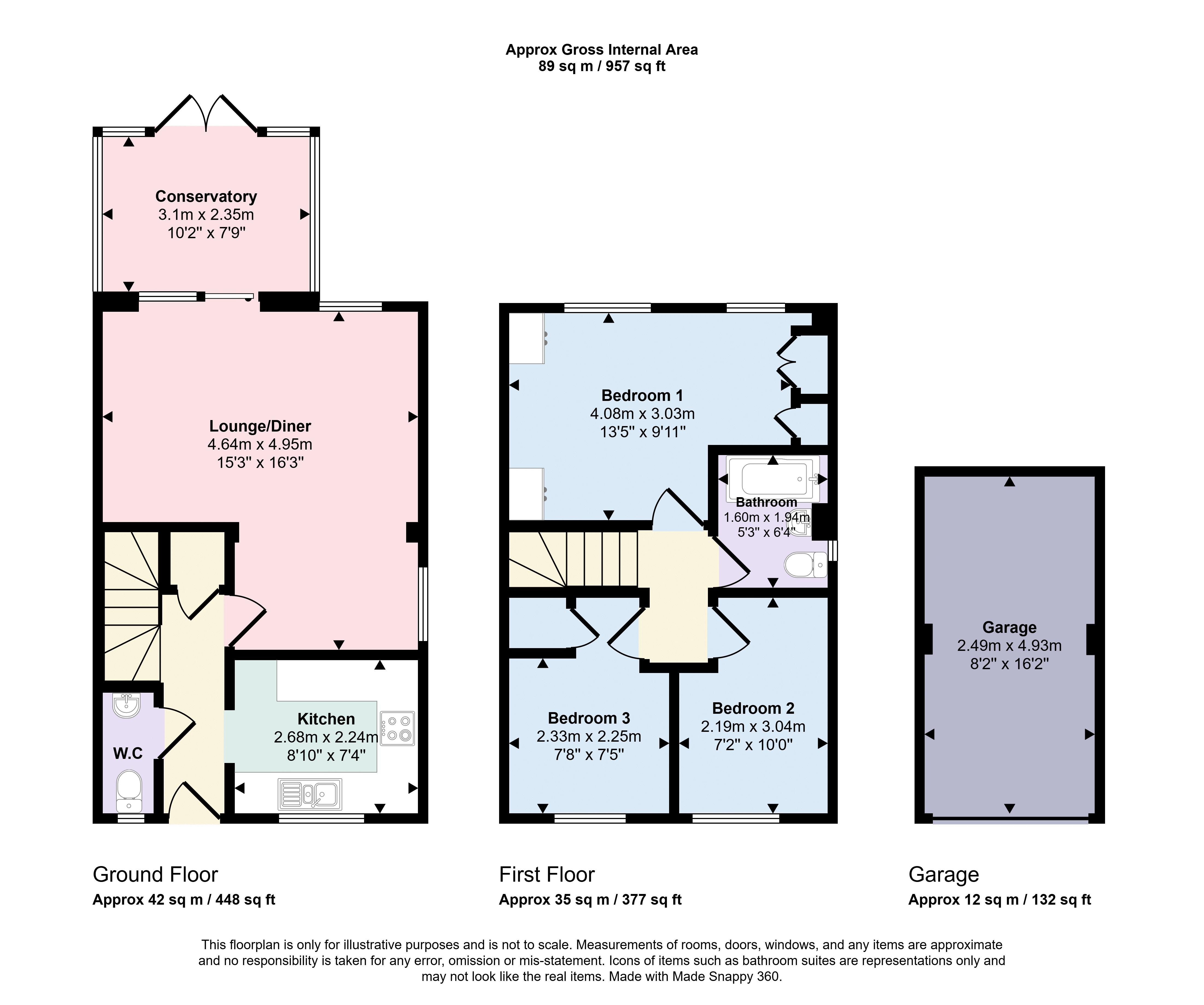 33, Jasmine Way, Trowbridge floorplan