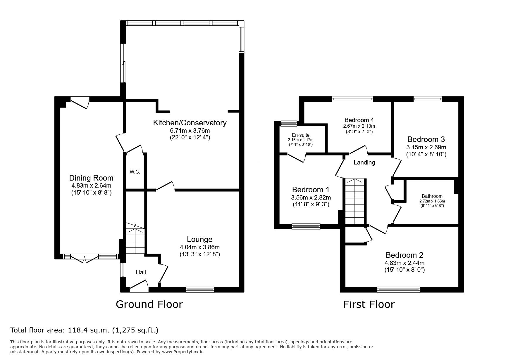 8, Standrop Crescent, Morpeth floorplan