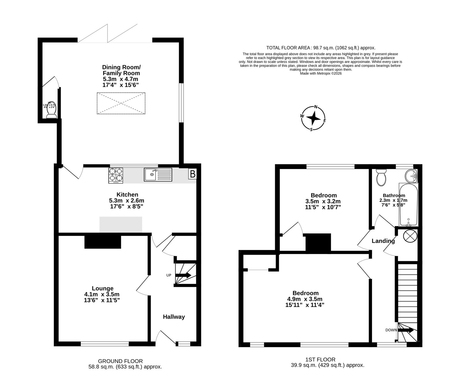 74, Perkins Avenue, Margate floorplan