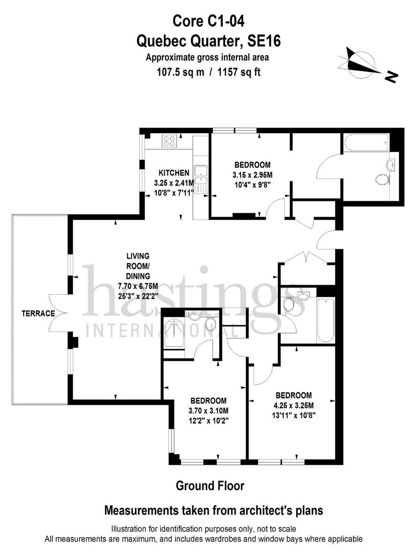 3 Bedrooms Flat for sale in Sitka House, 20 Quebec Way, Canada Water SE16