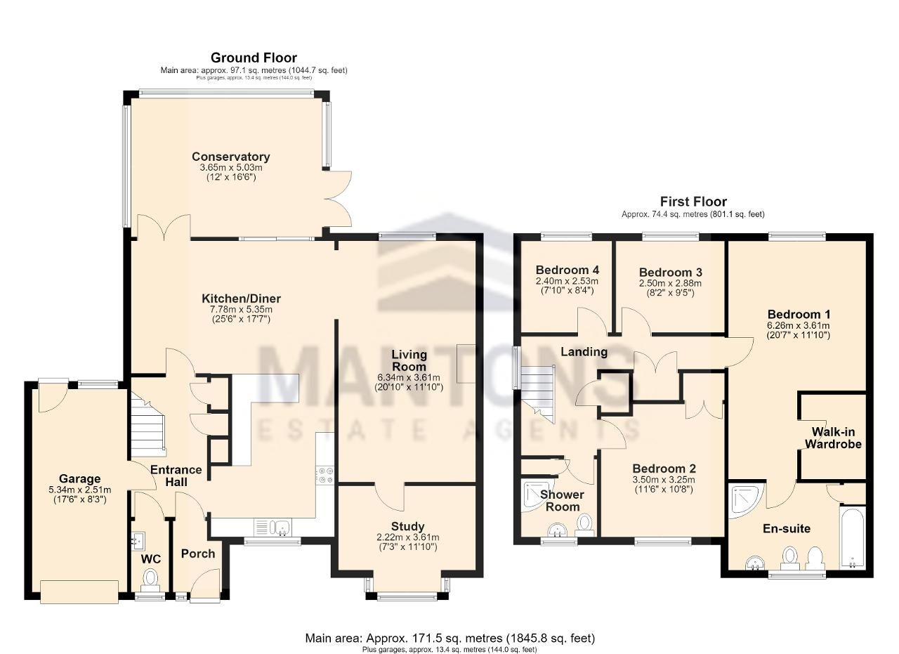 2, Redgrave Gardens, Luton floorplan