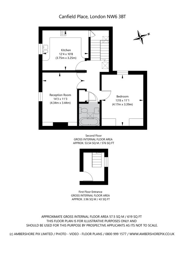 Canfield Place, London, NW6 floorplan