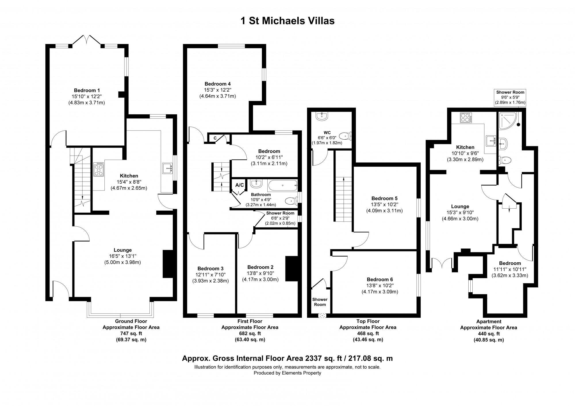 1, St. Michaels Villas, Leeds floorplan