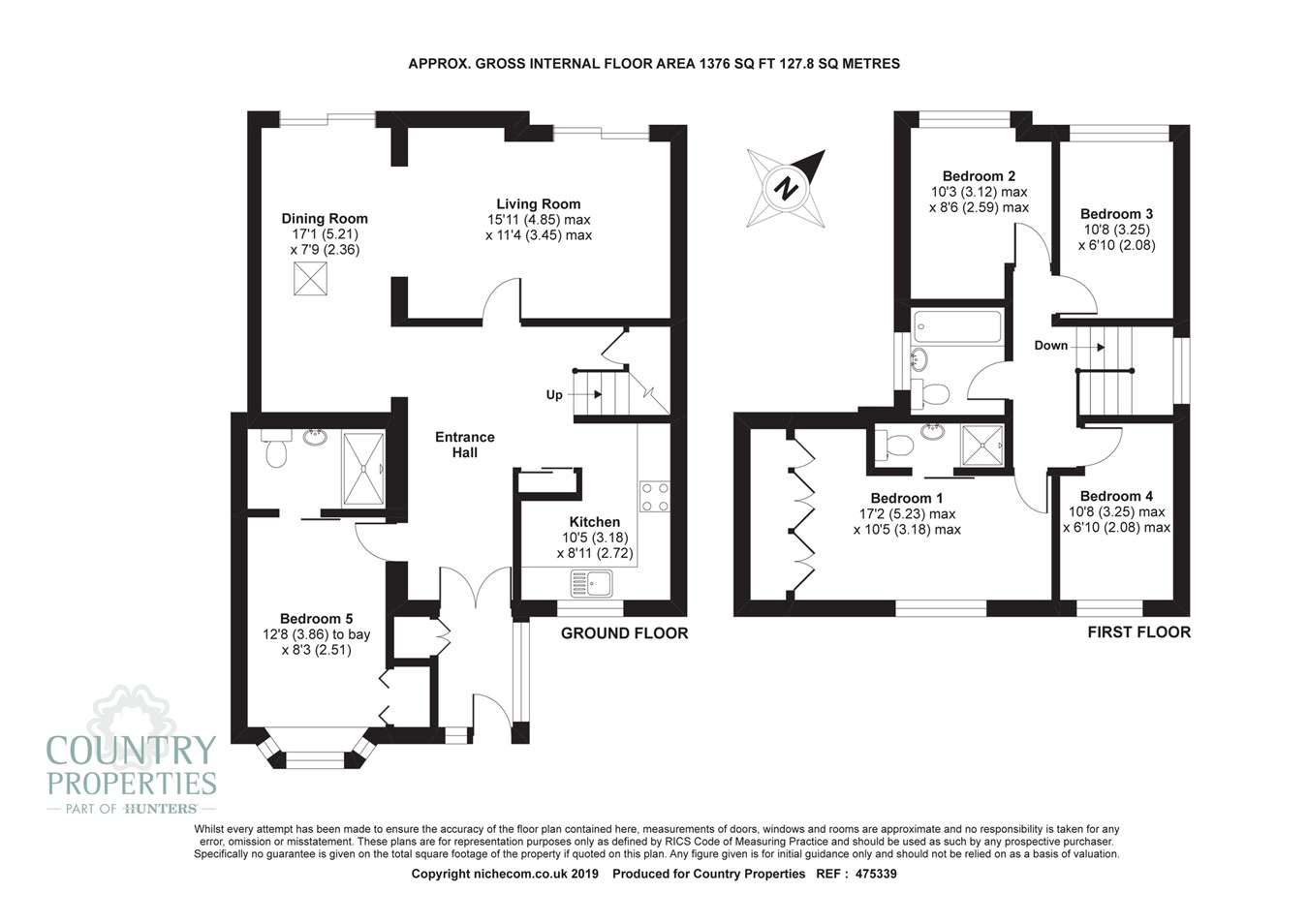 5 Bedrooms End terrace house for sale in South Hill Close, Hitchin SG4