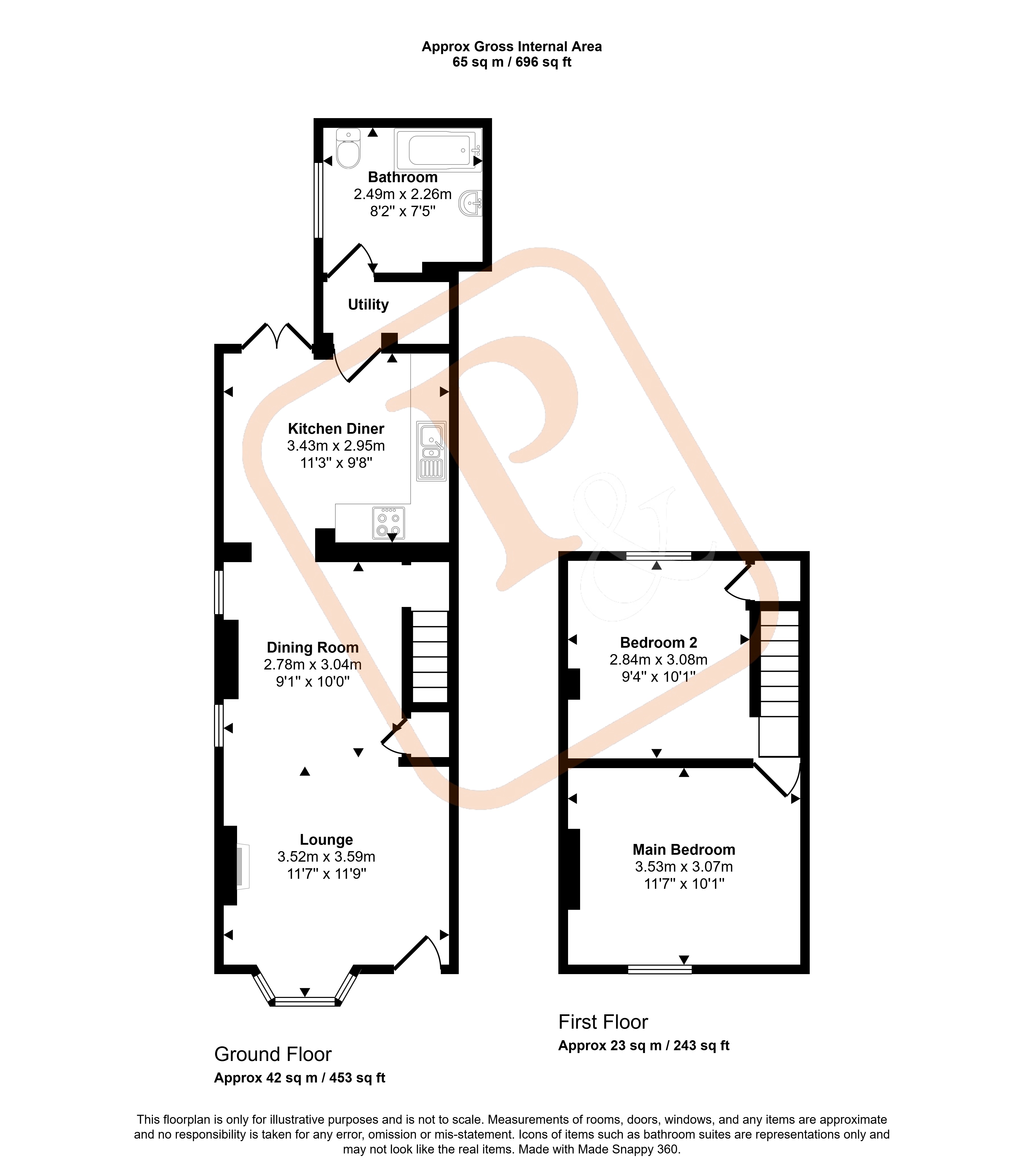 311, Harwich Road, Essex floorplan