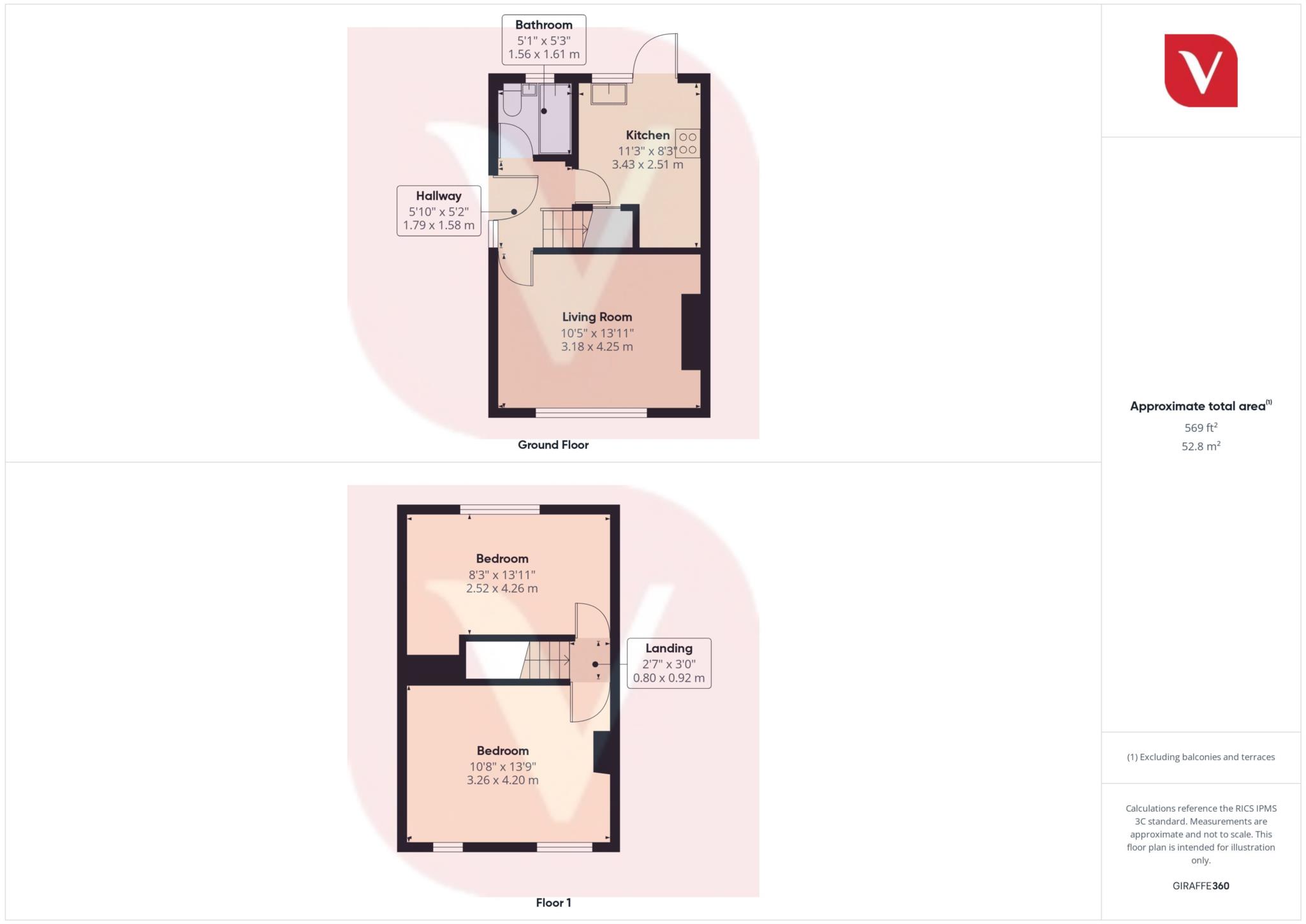 31, Catsbrook Road, Luton floorplan